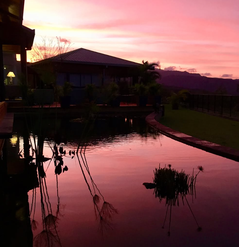 Diana Dea Lodge sunset